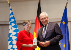 Joachim Herrmann verabschiedet die ehemalige Regierungspräsidentin Heidrun Piwernetz